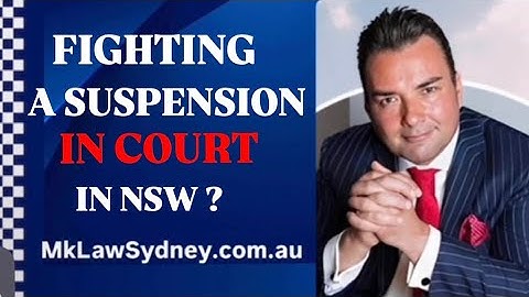 Licence Suspended in NSW? Save Your Licence with Expert Legal Help | MK Law Sydney