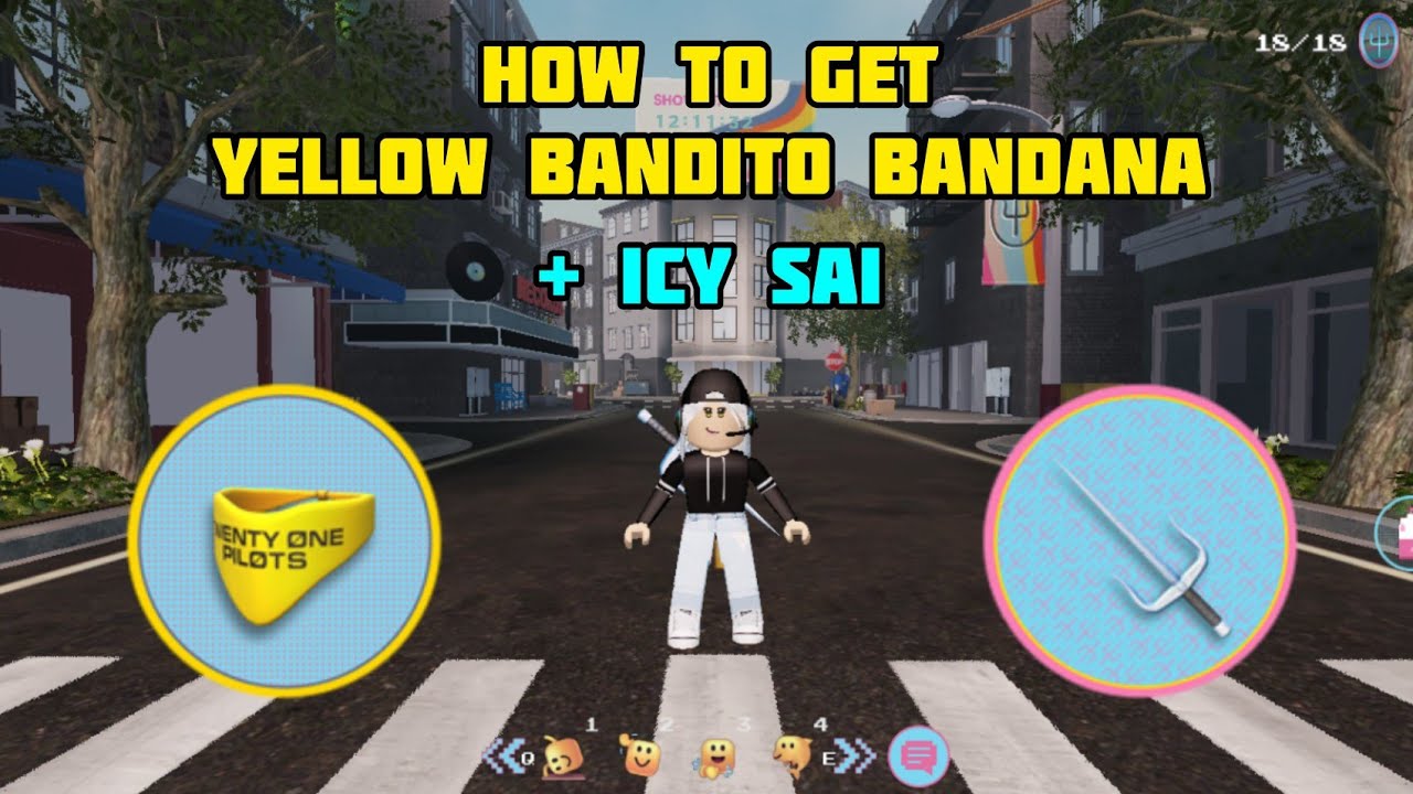 🔱 (LOUD) HOW TO GET FREE YELLOW BANDITO BANDANA AND ICY SAI! ROBLOX  CREATURES OF SONARIA!