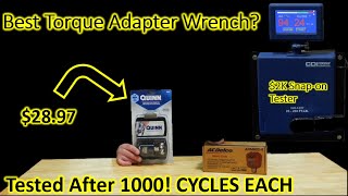 Digital Torque Wrench Adapters - AcDelco Vs Quinn - Which Is the Best? Tested After 1000 Cycles