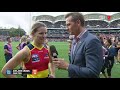 Chelsea Randall post-match interview | AFLW Grand Final