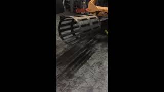 All Star Skid Steer 24in Hydraulic Rock Picker Attachment CCR14571
