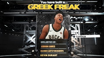 NBA 2K20 GIANNIS ANTETOKOUNMPO BUILD! BEST OVERPOWERED SLASHER BUILD! DEMIGOD SMALL FORWARD BUILD!
