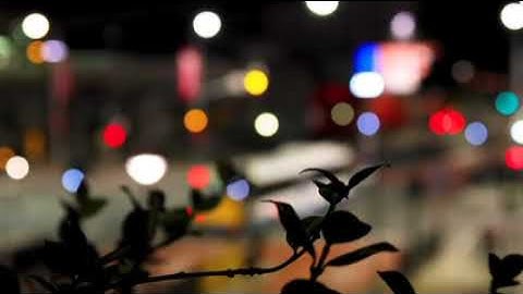 Blurred City Lights