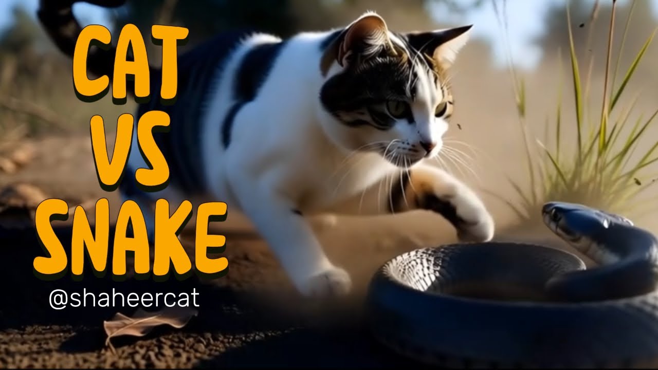 Epic Cat vs Snake Showdown 🐱🐍 | Who Wins? 