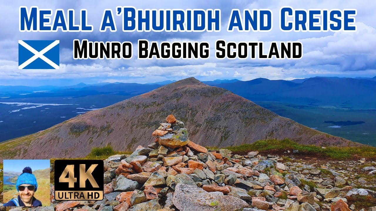 Манро Бэггинг Meall a'Bhuiridh & Creise с горнолыжного курорта Гленко, Шотландия