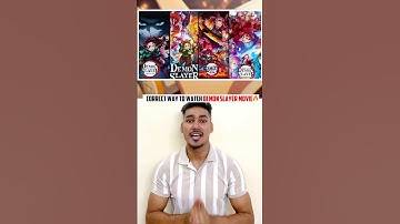 Correct Watch Order For Demon Slayer #anime #animeshorts  #demonslayer #kimetsunoyaiba