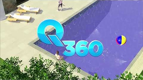 Waterco Q360 Self Cleaning Fibreglass Pool with Single Channel Drain