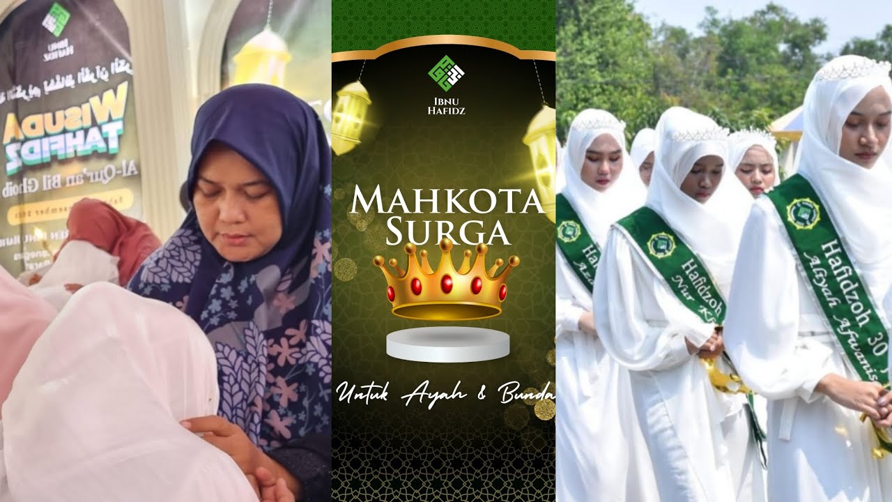 sedih!. Pemasangan Mahkota tahfidz Ibnu Hafidz