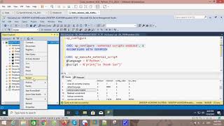 Sử dụng Python với SQL Server - Machine Learning Services
