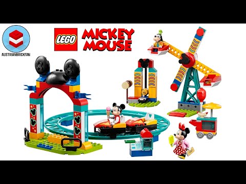 LEGO Disney 10778 Mickey, Minnie and Goofy&#39;s Fairground Fun Speed Build