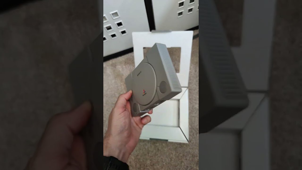PS Classic Unboxing And Upgrade Sony PlayStation Ps1 Psclassic PlayStation1 Gamer Gaming