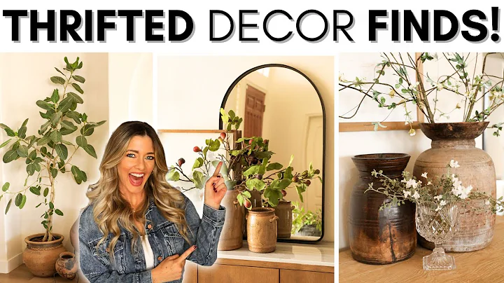 THRIFTING HIGH-END HOME DECOR || STYLING THRIFTED DECOR || HOME DECORATING IDEAS ON A BUDGET