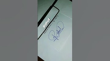 Rahul name signature #rahul #name #signature #like #comment #subscribe #shorts #video