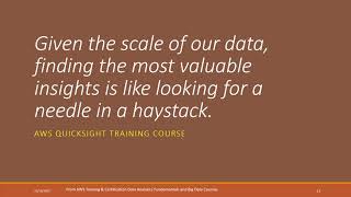 Lec 4.4 QuickSight ML insights #aws #bigdata