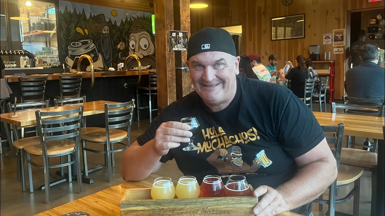 Great Notion Brewing and Best Pizza in Portland Oregon. Apizza Scholls. Keep Beer Fun🦧🍻