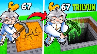 NOOB to PRO Using HACKER PICKAXE in +1 Mine per Click Roblox! screenshot 5