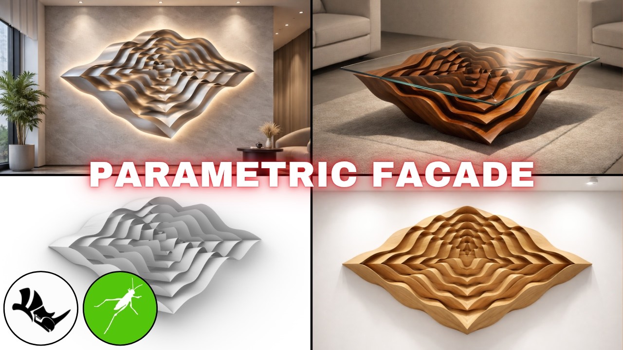 Parametric Facade Workflow | Grasshopper Tutorial for Architects - YouTube