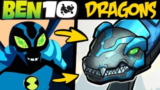 What if BEN 10 ALIENS were DRAGONS?! (Lore and Speedpaint)