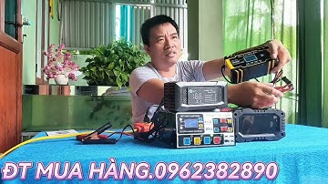SẠC BÌNH ẮC QUY 12V 24V 48V 60V XE ĐIỆN 150A 300A CÓ NHIỀU CHỨC NĂNG SẠC NHƯ VIDEO TEST 