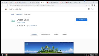 Ocean Saver browser-hijacking extension removal. screenshot 2