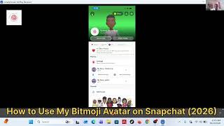 كيفية استخدام صورتي الرمزية Bitmoji على Snapchat screenshot 1