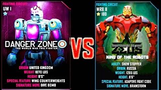 REAL STEEL WRB FINAL Danger Zone VS ZEUS (CHAMPION) New Robots UPDATE (Живая сталь)