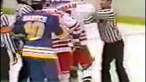 Carol Vadnais vs Brian Sutter Feb 21, 1979