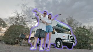 OUR NEW HOME ON WHEELS! (rv trip day 1)