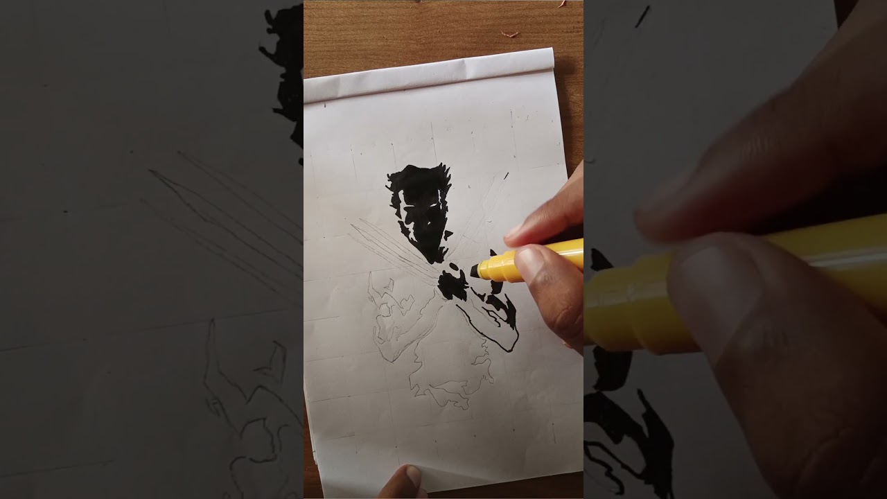 wolverine drawing 