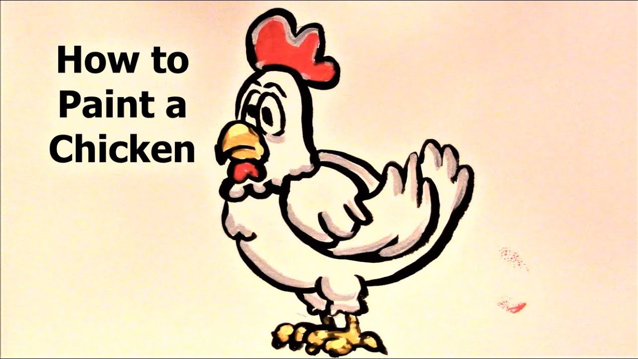 Acrylic Paint Ep. 10 Chicken YouTube
