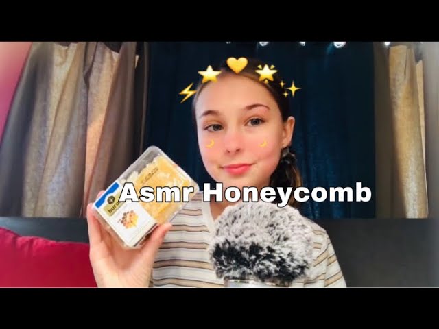 Asmr ~ Honey Comb Eating | Whispered | 🍯🌸