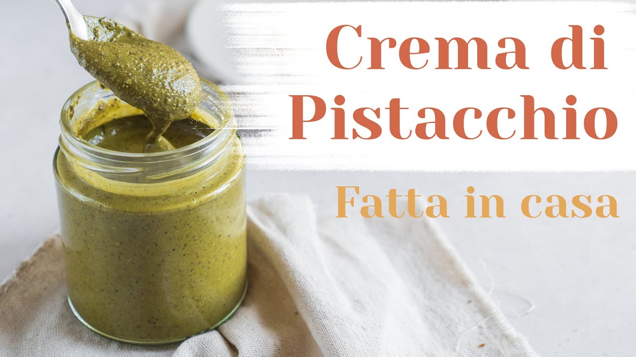 CREMA SPALMABILE DI PISTACCHIO - Ricetta sana e facilissima | Elefanteveg
