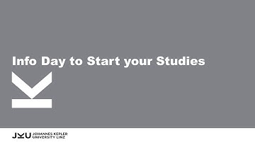 Info Day to Start your Studies | JKU Linz