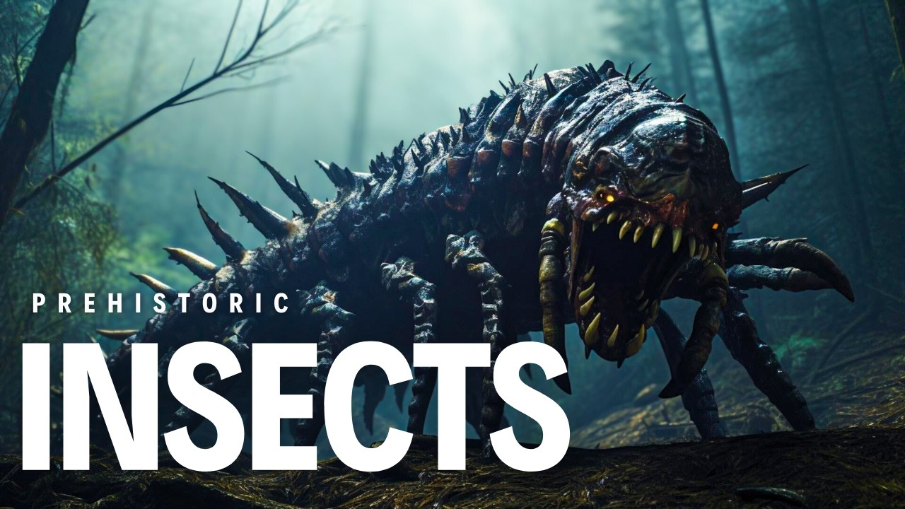 The Most NIGHTMARISH Prehistoric Insects To Ever Crawl