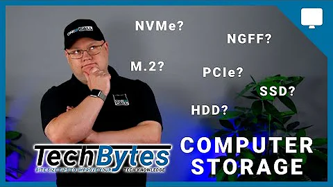 HDD, SSD, M.2, NGFF, NVMe, what do these mean? | TechBytes