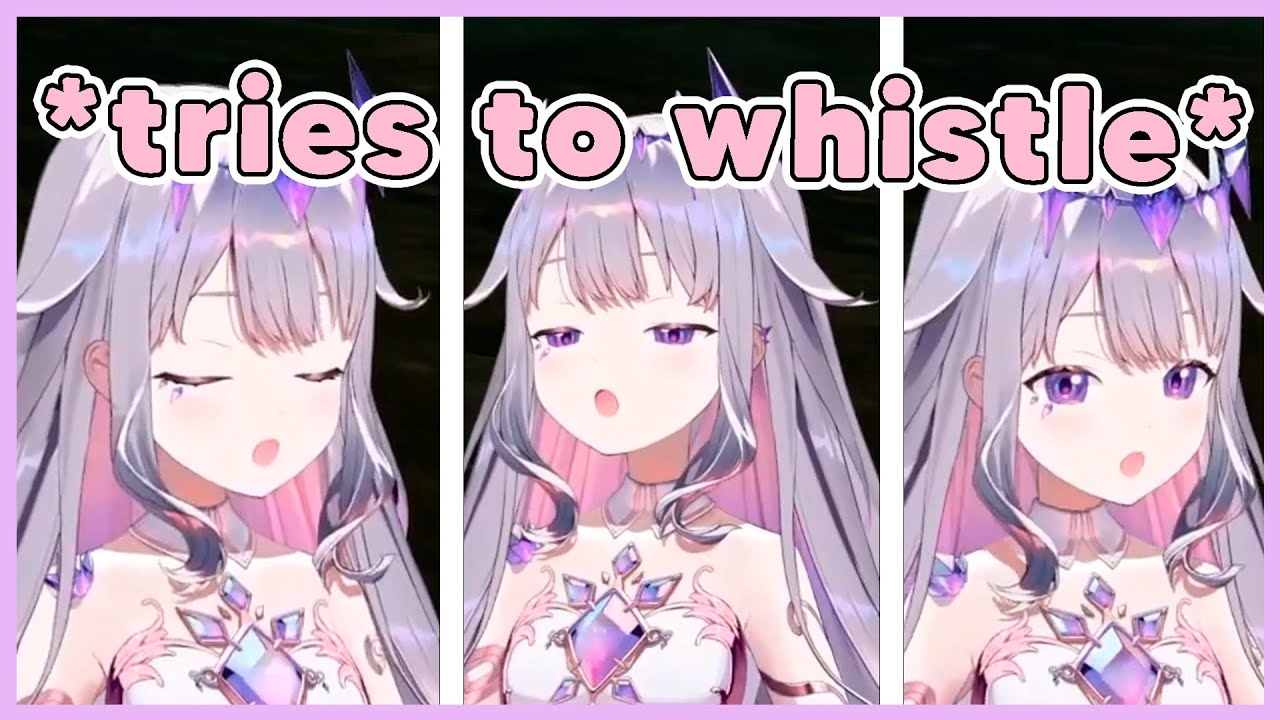 Bijou tried to whistle and failed miserably【WARNING : CUTE NOISES】