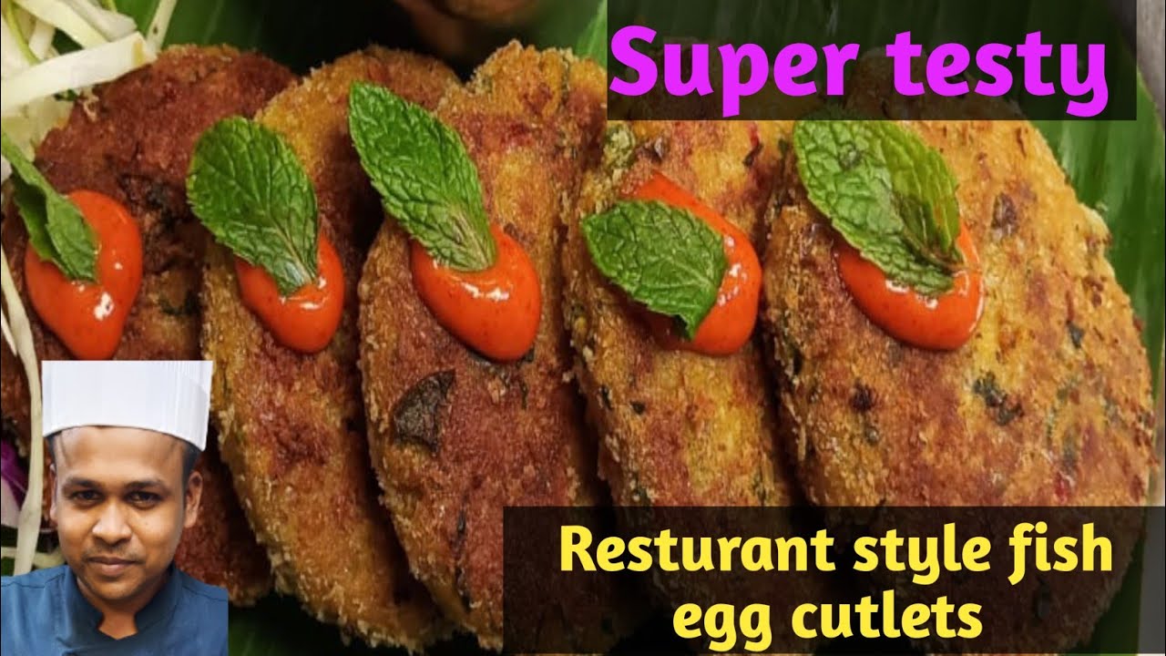 Fish Cutlets Recipe How To Make Fish Cutlets Fish Egg Cutlets