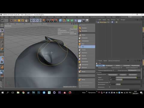 Урок №2 "Основы" по скульптурированию моделей в Cinema4D