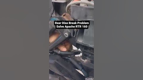 Rear Dise Break Problem Solve Apache RTR 160