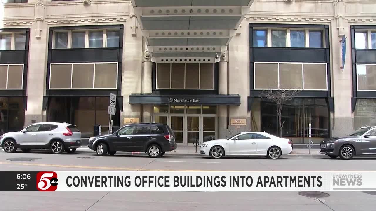 Downtown Minneapolis leaders working to convert office buildings into apartments