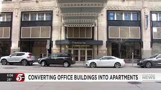 Downtown Minneapolis leaders working to convert office buildings into apartments