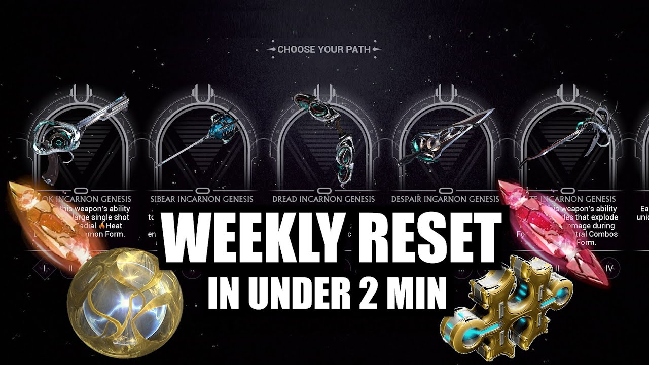 Weekly reset in under 2min - October 26th 2025