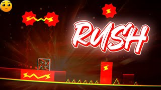 "RUSH" by therealbilly [ALL COINS] | Geometry Dash 2.2 [Daily #2559] screenshot 5