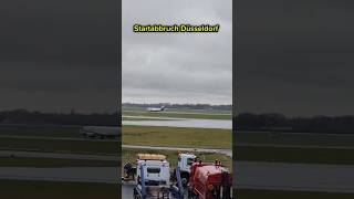 Startabbruch Düsseldorf Airport #düsseldorf #aviation #airplane #737 #shorts
