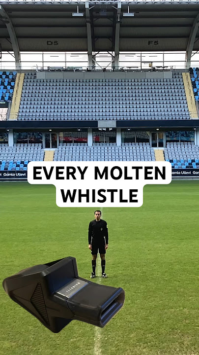 Molten referee whistles sound - Every model