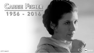 Carrie Fisher, who will forever be known for playing Princess Leia Organa in the original "Star Wars" trilogy, has died, family spokesman Simon Halls has confirmed to ABC News. She was 60. The actress