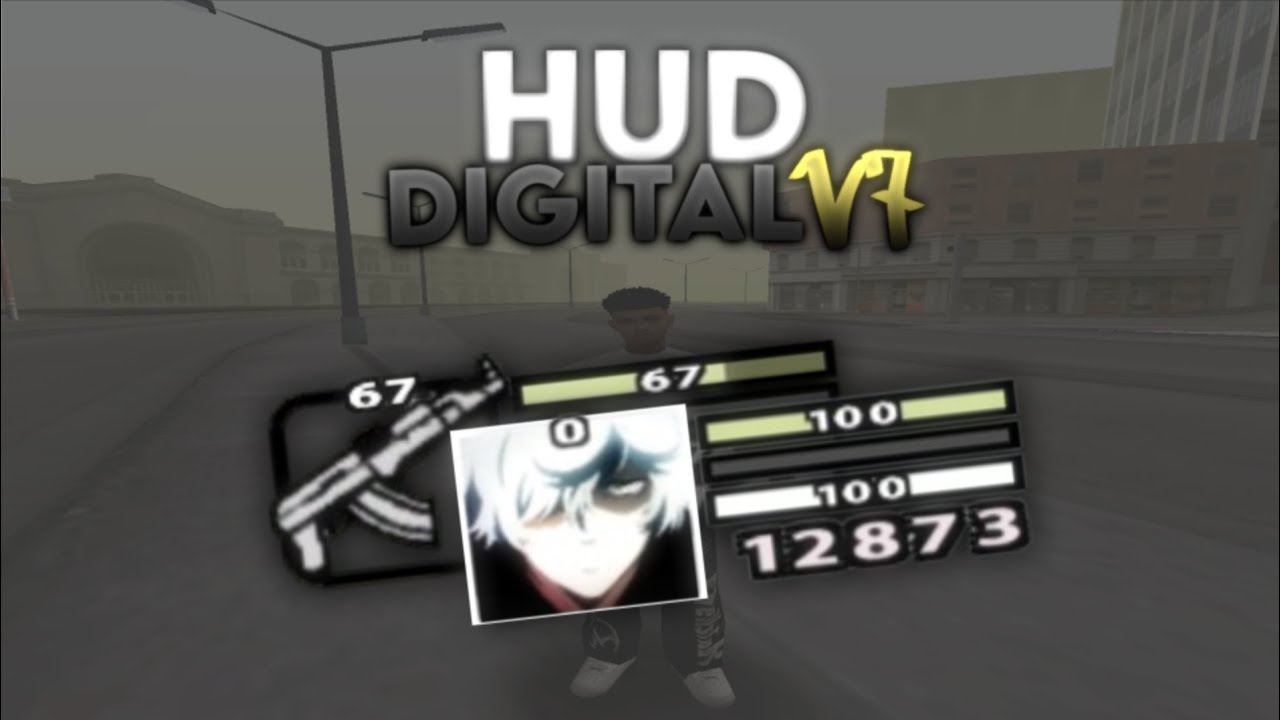 HUD DIGITAL V7 TERBARU DI GTA SAMP MOBILE !!!