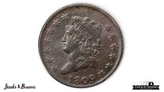 1809 Classic Head Cent S280 B1 Rarity2 Au58 pcgs