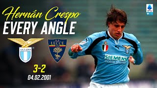 🔃 EVERY ANGLE - IL GOL DI CRESPO CONTRO IL LECCE