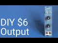 [$6] DIY eurorack modular synth Output for headphones & LINE out / NE5532 based